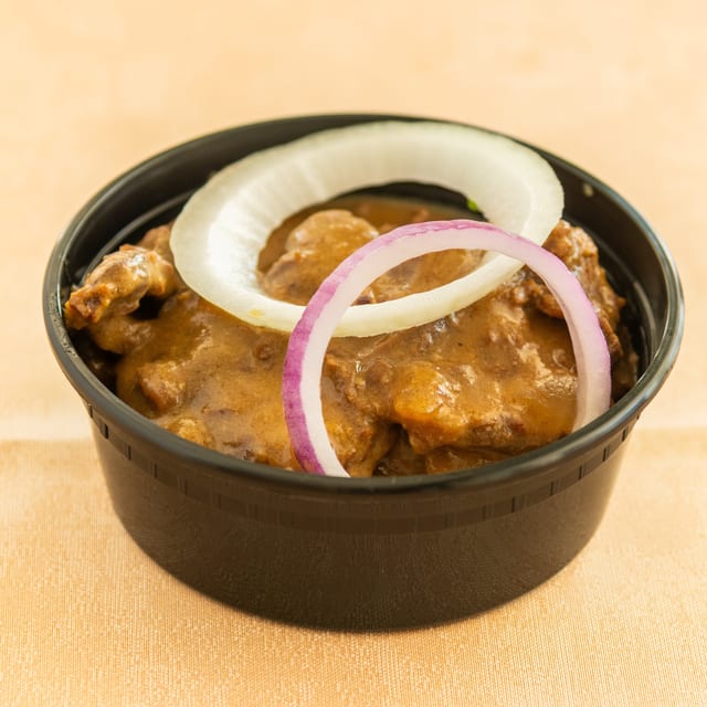 Bistek Tagalog (beef) half pan.